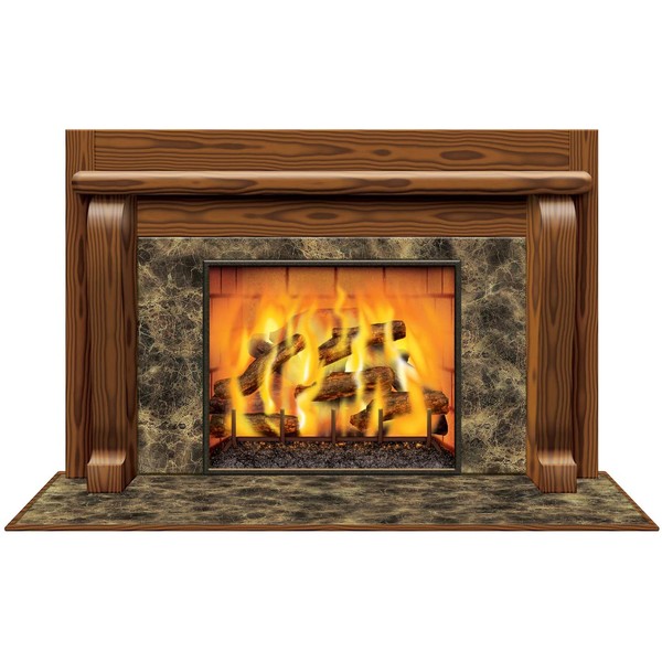 Fireplace Insta-View Party Accessory (1 count) (1/Pkg)