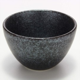 Kaneko Kohei Mino Ware Glass Silver Black Sizzle 555-0001b