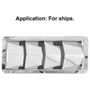 Marine Louver Vent Grille Square 4 Slots Grid Cover Boat