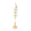 Miniature Dress Form with Stand Wood Base Sewing Mannequin Body