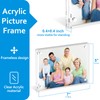 TVTCTU Acrylic Frame, 5x7 Acrylic Picture Frame, Double Sided Magnetic