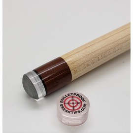 Bulletproof Break Tips, Finally, a Break/Jump tip That is Clearly Superior to All The Other Options on The Market! More Powerful Than Phenolic! Jump with Spin and Draw! (3 Pack) Free Patch & Sticker