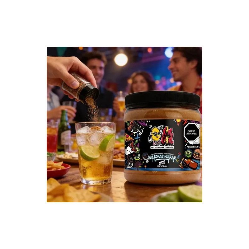 Mr Xingon Sazonador en Polvo Sabor Salsas Negras para Micheladas,