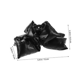 Baluue 2pcs Secure Grip Hair Accessories with Distinctive Bow Design Versatile for Office and Sports Black White Colors