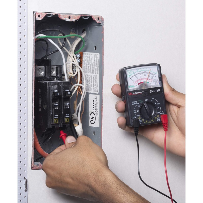 Gardner Bender GMT-312 Analog Multimeter, 5 Function / 12 Range,