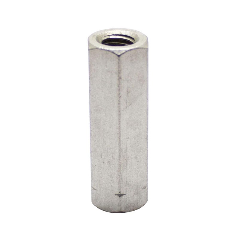 Threaded Sleeves M12 x 50 Hexagon, A2 Stainless Steel (Pack
