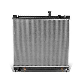DNA Motoring OEM-RA-2691 OE Style Aluminum Core Radiator Compatible With 04-10 QX56/05-15 Armada AT,26-3/4" W X 23-1/2" H X 1-1/4" D,1-1/2" Inlet/ 1-1/2" Outlet
