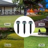 Mole Repellent 10 Packs Solar Powered, Vole Repellent Waterproof Outdoor