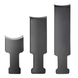 Lurrose 3 x Flat Top Hairdressing Highlighting Board with Comb