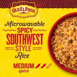 Old El Paso Rice, Spicy Southwest Style, Microwavable Pouch, 8.8 oz
