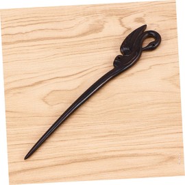 minkissy Hair Chignon Maker Ebony Wood Hair Stick Smooth Edge Never Fade Corrosion Resistance for Women