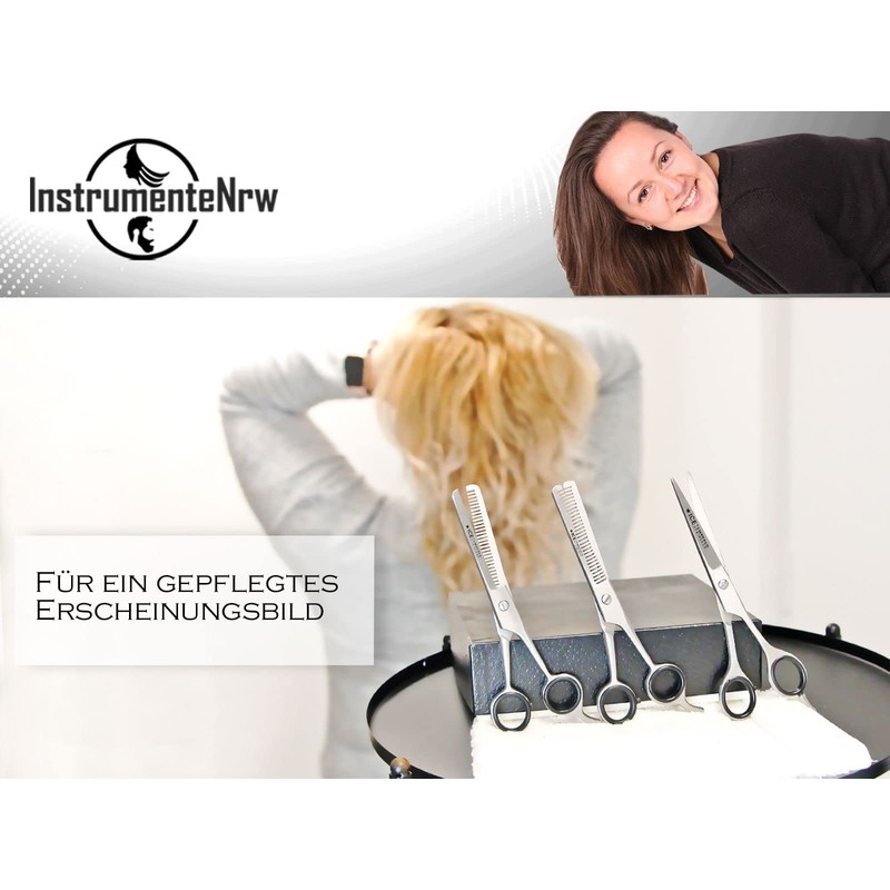 Hair Cutting Thinning Scissors Set of 3