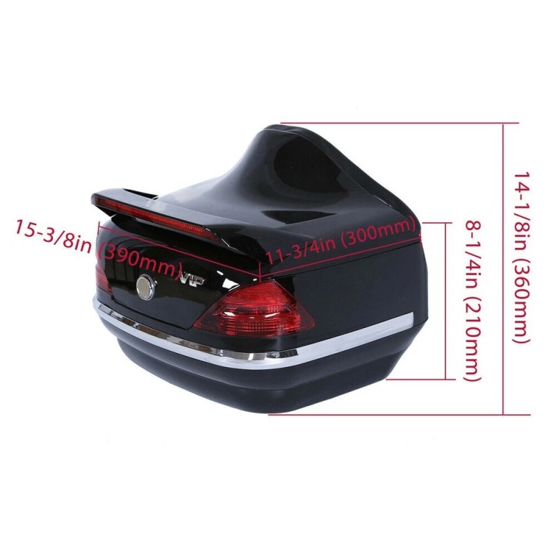 Autoparts Motorcycle VIP Trunk Luggage Tour Pack Tail Box For