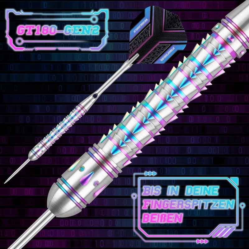 WIN.MAX Darts with Metal Tip 90% Tungsten Pack of 3
