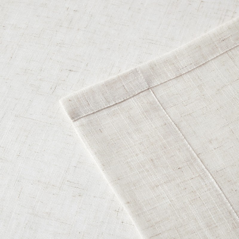 WEST LAKE 72 Inch Natural Pinch Pleated Sheer Curtain Panels