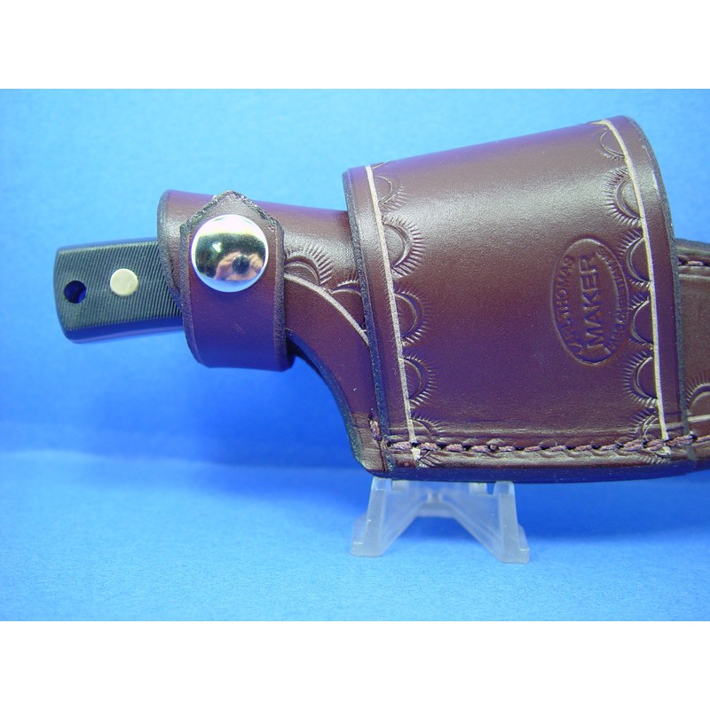 Custom Cross Draw Leather Knife Sheath for Schrade Old-timer sharp