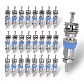 Valve Core for R410 R32 R22,High Pressure with Teflon Seal,HVAC Replacement Part Ideal for Refrigeration Systems and Air Conditioning 50PCS