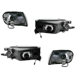 Replacement For Maxima 97 98 99 Headlight Corner Lamp With Bulb Pair 4 Piece Set
