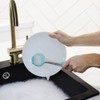 JVL Pro Clean Anti-Bacteria Rubber Dish Brush with Extra Bristles,