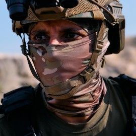 OneTigris 2 Pack Balaclava Face Mask for Men,Tactical Full Face Mask with Neck Protecd,4 Seasons Use for Airsoft Camping Hiking Travel Riding Multicoloured