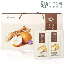 Youth Farm [Company Delivery] Youth Farm Bellflower Pear Juice (90ml*30EA) / 청춘농장 [업체배송] 청춘농장 도라지배즙 (90ml*30EA)