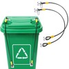 Outdoor Trash Can Lid Lock,Ompinda Heavy Duty Metal Universal Garbage