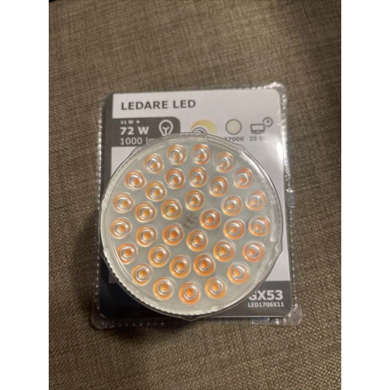 Ikea LEDARE LED Bulb GX53 1000 lumen 2700 K Dimming