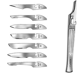 12x BAYHA Sterile Scalpel Blades – Sterile and Individually Packaged, , ,