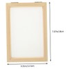 iplusmile 3pcs Wooden Paper Making Frame Kit Compact DIY Paper