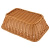 JEUIHAU 3 Pack Wicker Bread Baskets, 30 x 20 x
