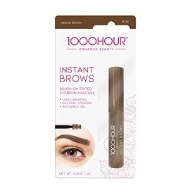 1000 HOUR Instant Brows Mascara, Medium Brown, 6g