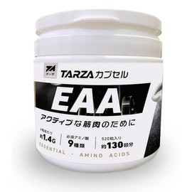 TARZA Tarza EAA capsules, 520 grains, 130 servings, unscented type, no sweeteners or colorants used, manufactured domestically, 1 piece, 1g / TARZA 타자 EAA 캡슐 520립입 130회분 무향 타입 감미료 착색료 사용하지 않음 국내 제조, 1개, 1g