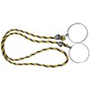 TRUSCO(トラスコ) コーン用ロープ 標識 黄×黒 12mm×2m TCC-30