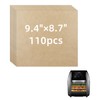 110PCS Air Fryer Liners Disposable Parchment Paper Sheets Compatible with