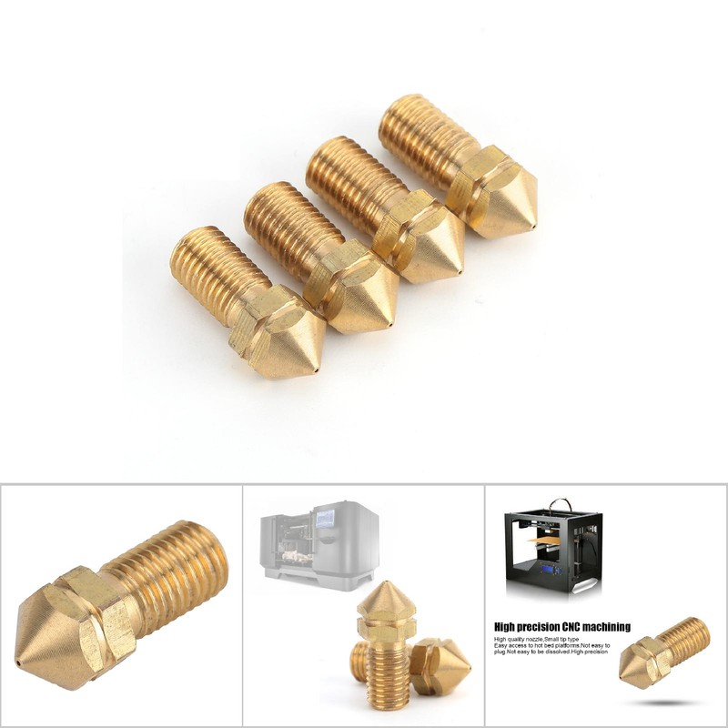 3D Printer Accessories UM3 Extruder Brass Nozzle 0.4mm for 3.0mm