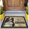 PR Print Royal Pet Doormat with Dog Picture Bernese Mountain