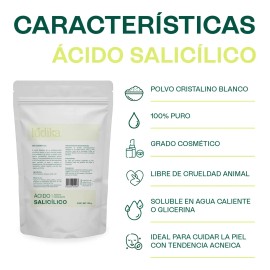 Acido Salicilico Usp Cosmetico Exfoliante Anti Acne 100