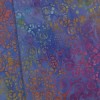 Unbranded Bubble BATIK Cotton Fabric Scroll Purple Blue 1/2 YARD