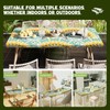Picnic Table Cover with Bench Covers, 3 Pcs Waterproof Camping