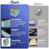 ComfortKeeper 4 Packs Letter Size File Organizer, File Folders Organizer,