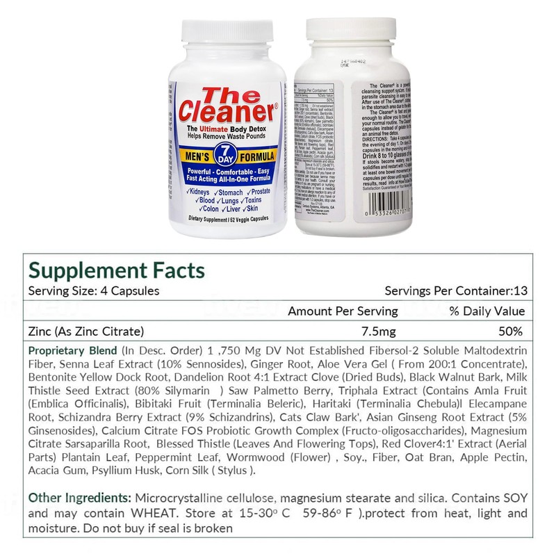 Century Systems The Cleaner Detox, Powerful 7-Day Complete Internal Cleansing
