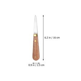 MAGICLULU Cuchillo Para Ostras PortáTil, Herramienta De Descascarado De Mariscos, Abridor De Ostras De Acero Inoxidable, Mango ErgonóMico, Ideal Para Uso En Casa