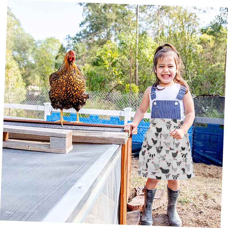 GRIRIW Cloth Collecting Apron with Pockets Creative Holder for Farm