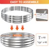 60 Inch Extra Large Fire Pit Ring for Outside, Heavy