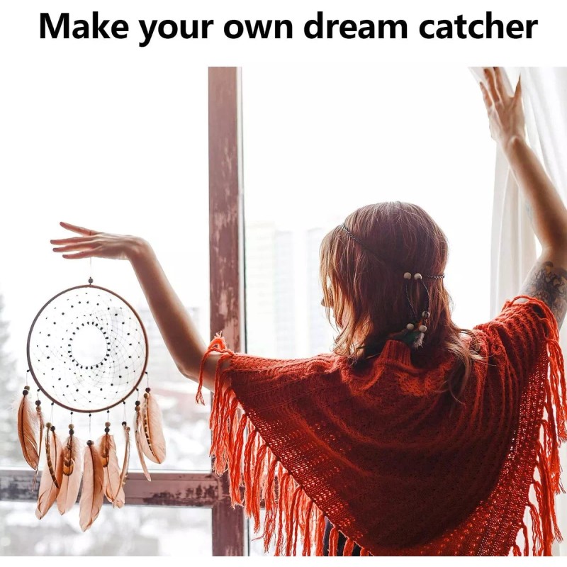 10 Piezas Anillos Metal Aros Macramé Para Atrapasueños