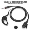 Walkie Talkie Earhook Earpiece,for ICOM IC-M33/M25/M34,IP54 Waterproof G-Shape Ear Hook