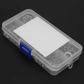 300pcs/set External Dental Lock Washers M2.5 M3 M4 M5 M6 M8 Nuts Tooth Seal Flat Gasket Assortment