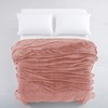 MOONLIGHT20015 Fleece Blanket Throws for Sofas - 400 GSM Pink
