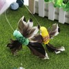 NOIAFZY 5Pcs Solar Yard Stake Fluttering Insects Solar or Battery