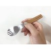 BLUE CAMP Folding Spoke SILVER FOLDING SPORK Stainless Steel Spork